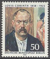 Berlin – M  509 Lovis Corinth död i 50 år – Konstnär, 1 kpl **