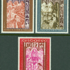 Andorra Fr – M  218-220 Fresker, 3 kpl **