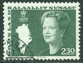 Grönland – F  127 Drottning Margrethe. Typ III, 2.30 kr stpl