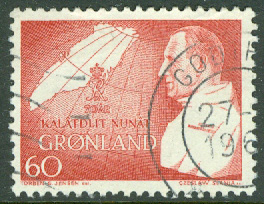Grönland – F   72 Fredrik IX 70 år, 1 kpl stpl