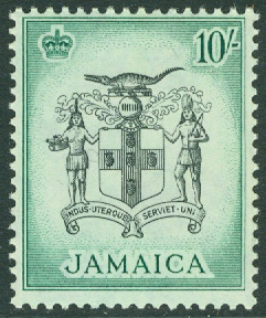 Jamaica – M  175 Öns vapen, 10 Sh **