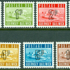 Guernsey – M P    8-14 Slottet Cornet – Lösenmärken, 7 kpl **