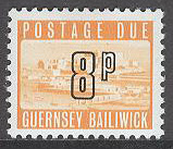 Guernsey – M P   15 Slottet Cornet – Lösenmärke, 1 kpl **
