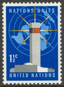 FN New York – M  179 FN Högkvarter & Emblem, 1 kpl **