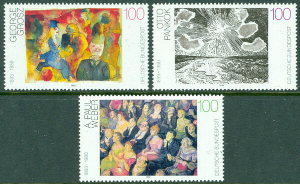 Tyskland - M 1656-1658 Tyskt 1900-talsmåleri, 3 kpl **