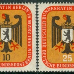 Berlin – M  136-137 Tyska förbundsrådet i Berlin, 2 kpl **