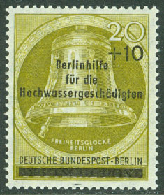 Berlin – M  155 Berlinhjälp för de översvämningsskadade, 1 kpl **