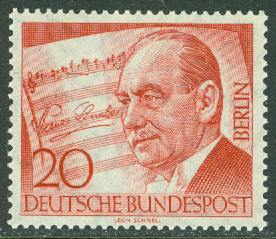 Berlin – M  156 Paul Lincke, kompositör, 1 kpl **