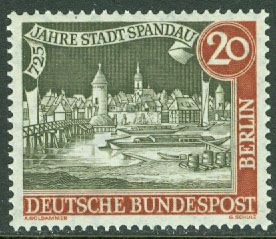 Berlin – M  159 Staden Spandau 725 år, 1 kpl **