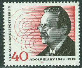 Berlin – M  467 Adolf Slaby, radiotekniker, 1 kpl **