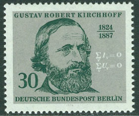 Berlin – M  465 Robert Kirschhoff, fysiker, 1 kpl **