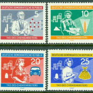 DDR – M  800-803 Kemiarbetarnas Dag, 4 kpl **