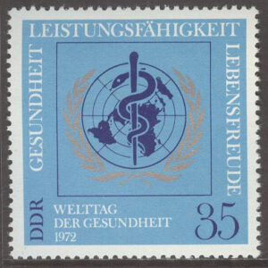 DDR – M 1748 WHO – Världshälsomånaden, 1 kpl **