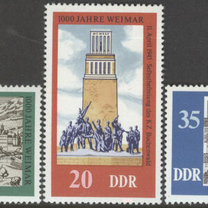 DDR – M 2086-2088 Staden Weimar 1000 år, 3 kpl **