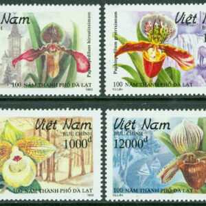 Vietnam – M 2535-2538 Staden Đà Lạt 100 år, orkidéer, 4 kpl **