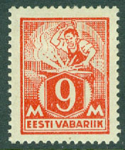 Estland – M   38 A Hantverkare, 9 M *