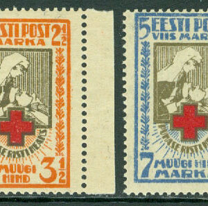 Estland – M   29-30 A Röda Korset, 2 kpl **