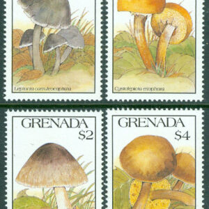 Grenada – M 2269-2270, 2273-2274 Svampar, 4 ol **
