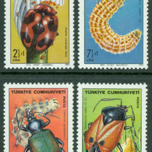 Turkiet – M 2529-2532 Användbara insekter, 4 kpl **