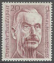 Tyskland – M  237 Thomas Mann, författare, nobelpristagare, 1 kpl **