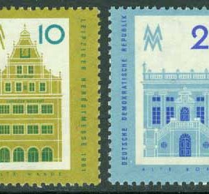 DDR – M  843-844 Leipzigs höstmässa 1961, 2 kpl **