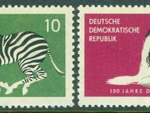 DDR – M  825-826 Dresdens Zoo 100 år, 2 kpl **