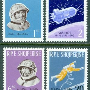 Albanien – M  941-944 Sovjetiska kosmonauter, 4 kpl **
