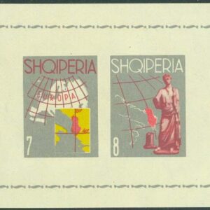Albanien – M BL  14 Europa CEPT 1962 II, block **