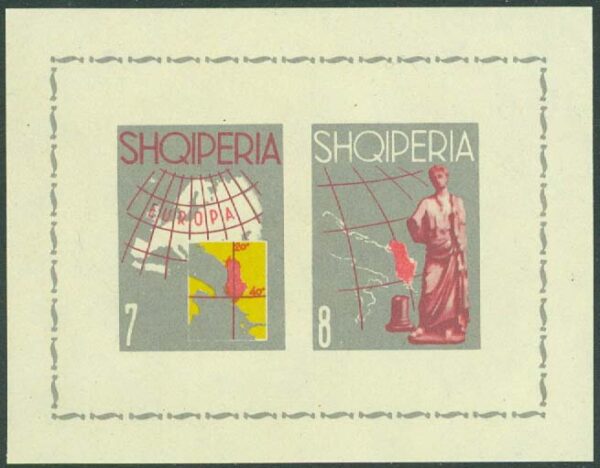 Albanien - M BL  14 Europa CEPT 1962 II, block **