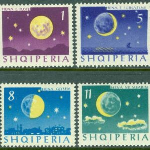Albanien – M  839-842 De fyra månfaserna I, 4 kpl **