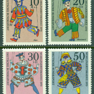 Tyskland – M  650-653 Välfärd. Marionetter, 4 kpl **