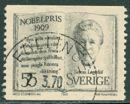 F  682A Nobelpristagare 1909 55 öre. FÖLLINGE 2.3.70  (Z/J)