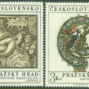 Tjeckoslovakien – M 2002-2003 Prager Burg – Konst, 2 kpl **