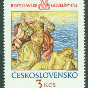 Tjeckoslovakien – M 2319 Väggmattor från Bratislava III, 3.00 Kc **