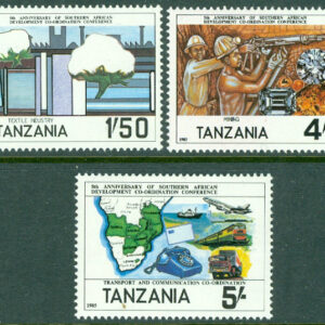 Tanzania – M  254-256 5-årskonferens för utvecklingssamhället i södra Afrika, 3 ol **