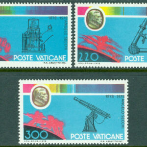 Vatikanen – M  745-747 Pater Angelo Secchi (1818–1878), astronom, 3 kpl **