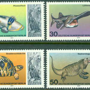 Berlin – M  552-555 40-åresdagen av återöppnandet av akvariet i Berlin Zoo, 4 kpl **