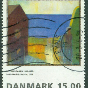 Danmark – F 1136 Dansk målarkonst, 15.00 kr stpl