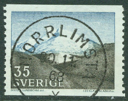 F  599 Fjället. Prakt NORRLIMSTA 30.11.68   (Y/Å)
