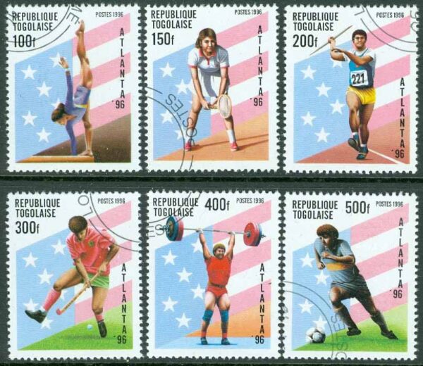 Togo - M 2382-2387 OS i Atlanta 1996, 6 kpl stpl