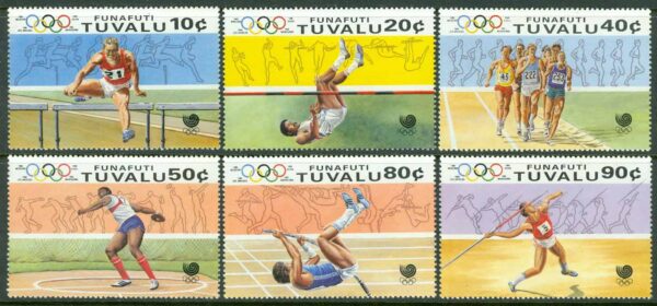 Funafuti Tuvalu - M  116-121 OS i Seoul 1988, 6 kpl **