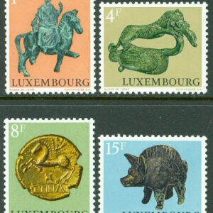 Luxemburg – M  858-861 Keltiska och gallo-romerska djurskildringar, 4 kpl **