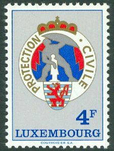 Luxemburg – M  910 Civilskydd 15 år, 1 kpl **
