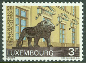 Luxemburg – M  812 Luxemburg – sammanslagning av fem kommuner, 1 kpl **
