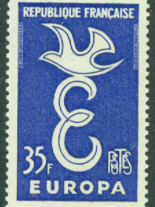 Frankrike – M 1211 Europa 1958, 35 F **