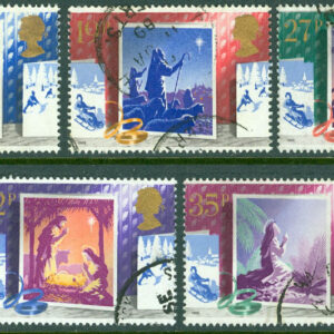 England – M 1180-1184 Jul 1988, julkort, 5 kpl stpl