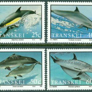 Transkei – M  267-270 Delfiner, 4 kpl **