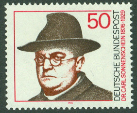 Tyskland – M  892 Dr. C. Sonnenschein (1876-1929), katolsk själasörjare, socialpolitiker, 1 kpl **