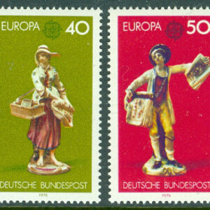 Tyskland – M  890-891 Europa 1976. Konsthantverk, 2 kpl **