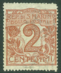 San Marino – M   68 Siffertyp 2 C *